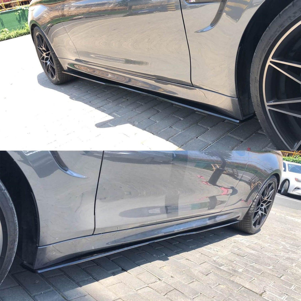 NINTE For 2015 - 2020 BMW F80 M3 F82 F83 M4 Front Lip Side Skirts Diffuser Performance ABS Body Kits - NINTE