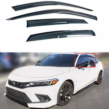 Load image into Gallery viewer, NINTE For 2022 - 2025 HONDA CIVIC SEDAN PREMIUM MUG STYLE WINDOW VISOR RAIN GUARD W/ CLIPS - NINTE