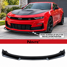 Laden Sie das Bild in den Galerie-Viewer, NINTE Front Lip For 2016-2024 Chevy Camaro SS/ 2019-2024 LT LS RS