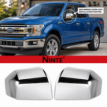 Load image into Gallery viewer, NINTE Mirror Caps for 2015-2020 Ford F-150, Non-Tow Top-Half Covers, 2-Piece - NINTE