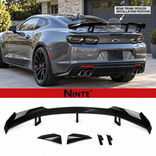 NINTE For 2016-2024 Chevy Camaro Rear Spoiler ZL1 1LE Style High Wing Spoiler Trunk Wing