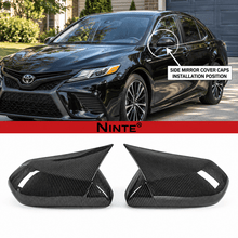 NINTE Side Mirror Cover Caps for 2018-2024 Toyota Camry – Sleek Sport Overlay Pair - NINTE