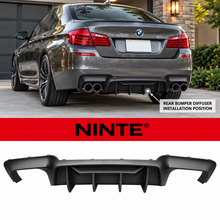 NINTE For 2011-2016 BMW F10 M Sport ABS F90 M5 Rear Diffuser Style NOT Fit 550/535