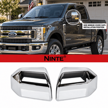 NINTE Tow Mirror Cover Caps for 2017-2023 Ford F-250/F-350 Super Duty – Sport Overlay Pair - NINTE