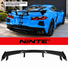NINTE For 2020-2025 Corvette C8 Stingray Z51 High Wing Spoiler High Rise Rear Wing Spoiler - NINTE