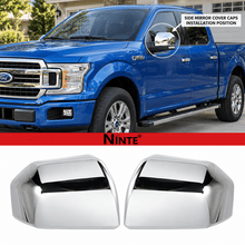 Load image into Gallery viewer, NINTE Mirror Caps for 2015-2020 Ford F-150, Non-Tow Top-Half Covers, 2-Piece - NINTE