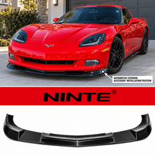 Load image into Gallery viewer, NINTE ZR1-Style Front Bumper Lip Splitter for 2005-2013 Chevrolet Corvette C6 Base – Track-Inspired Aero - NINTE