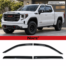 NINTE Window Visor Rain Guards For 2019-2025 Chevy Silverado/GMC Sierra 1500 - NINTE