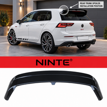 Load image into Gallery viewer, NINTE Rear Roof Spoiler Wing Fit For VW Golf 8 GTI 2020-2023 Painted Gloss Black One Piece Sport Style Without Logo