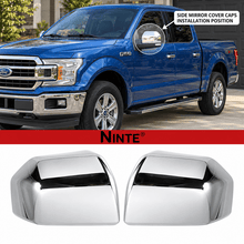 Load image into Gallery viewer, NINTE Mirror Caps for 2015-2020 Ford F-150, Non-Tow Top-Half Covers, 2-Piece - NINTE