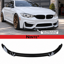 Load image into Gallery viewer, NINTE For 2015-2020 Fits BMW F80 M3 F82 F83 M4 1 Piece Style Front Bumper Lip Front Lower Diffuser - NINTE