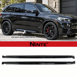 NINTE MP Style Side Skirts For 2014-2018 BMW 5 Series X5 F15 X6 F16 X5M F85 X6M F86 - NINTE
