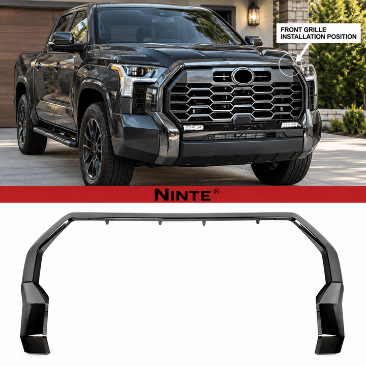 NINTE For 2022-2026 Toyota Tundra Ice Cap Front Bumper Grille Trim Molding Surround - NINTE