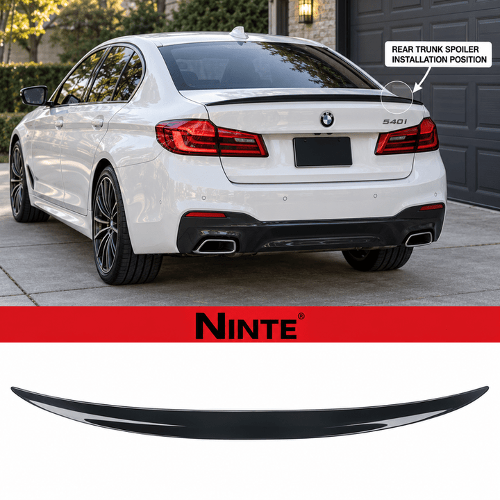 NINTE MP style SpoilerFor 2017-2023 BMW G30 520d 530i 540i F90 M5 Trunk Wing - NINTE
