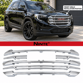 NINTE Front Insert Grille Overlay For 2018-2021 GMC Terrain SL SLE - NINTE