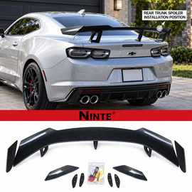 NINTE For 2016-2024 Chevy Camaro Rear Spoiler ZL1 1LE Style High Wing Spoiler Trunk Wing