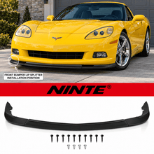Load image into Gallery viewer, NINTE ZR1-Style Front Bumper Lip Splitter for 2005-2013 Chevrolet Corvette C6 Base – Track-Inspired Aero - NINTE