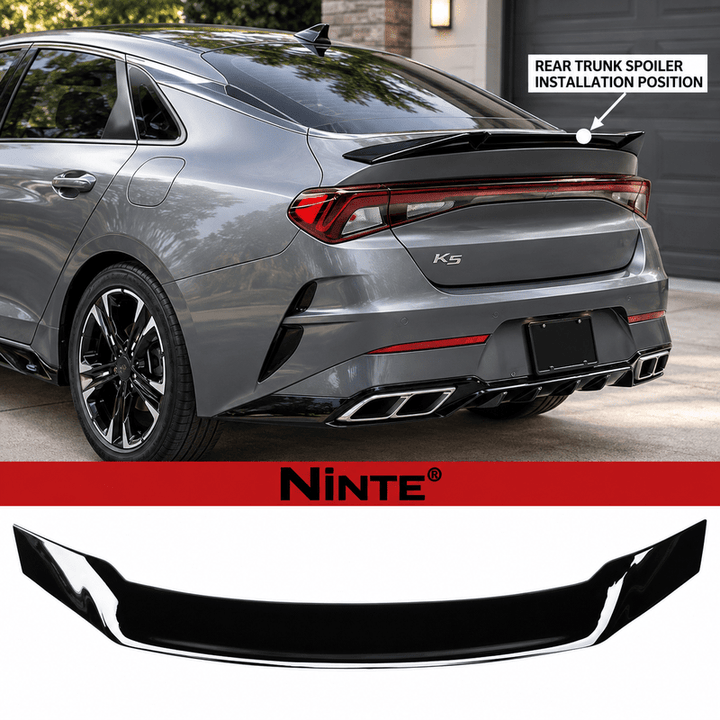 NINTE R Style Duckbill Rear Spoiler for 2021- 2025 KIA K5 LX LXS GT EX - NINTE