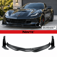 NINTE Stage 3 Front Bumper Lip & Winglet Kit for 2014-2019 Chevrolet Corvette C7 Stingray – Track-Inspired Aero - NINTE