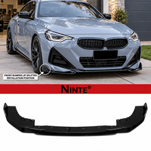 NINTE MP style Front Lip For 2022-2026 BMW G42 Coupe 220i 230i M240i - NINTE