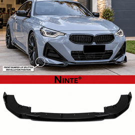 NINTE MP style Front Lip For 2022-2026 BMW G42 Coupe 220i 230i M240i - NINTE