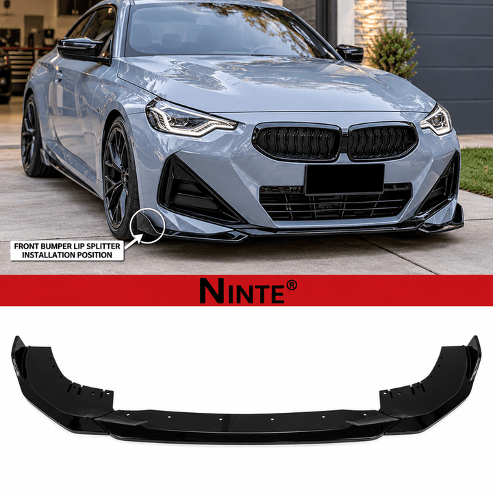 NINTE MP style Front Lip For 2022-2026 BMW G42 Coupe 220i 230i M240i - NINTE