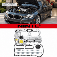 Charger l'image dans la galerie, NINTE Upgrade Aluminum Valve Cover Kit for 2012-2018 BMW N20 320i 328i 528i X3 X5 X1 Z4 2.0L L4 Replace 11127588412 - NINTE