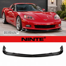 Load image into Gallery viewer, NINTE ZR1-Style Front Bumper Lip Splitter for 2005-2013 Chevrolet Corvette C6 Base – Track-Inspired Aero - NINTE