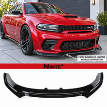 NINTE Front Bumper Lip Splitter for 2015-2023 Dodge Charger SRT Widebody – Aggressive Sport Aero - NINTE
