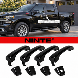 NINTE For 2014-2019 Chevrolet Silverado GMC Sierra Door Handles Replacement 23236150 84713668