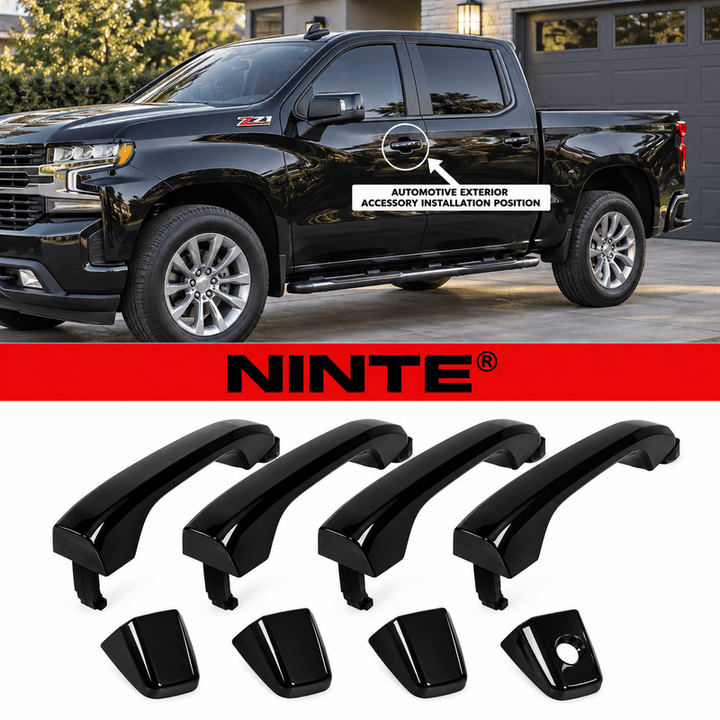NINTE For 2014-2019 Chevrolet Silverado GMC Sierra Door Handles Replacement 23236150 84713668 - NINTE
