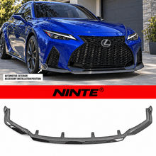 NINTE V-Style Front Bumper Lip Splitter for 2021-2025 Lexus IS300/IS350 F Sport – Aggressive Sport Aero - NINTE
