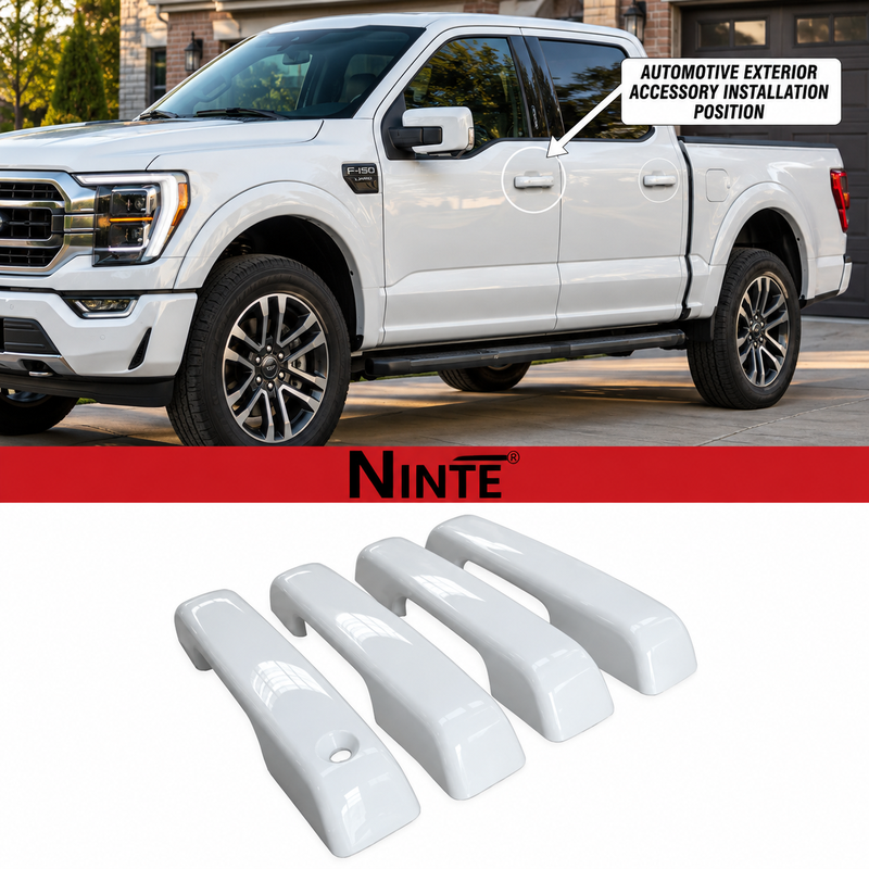 NINTE Door Handle Cover Trim for 2021-2026 Ford F-150 & Bronco – Smart-Key Fitment Options