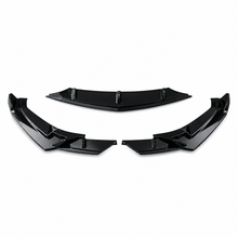 NINTE Front Bumper Lip Splitter Kit Fit for Cadillac CT5-V 2024-2026 Painted Gloss Black 3-Piece Sport Style Without Logo - NINTE