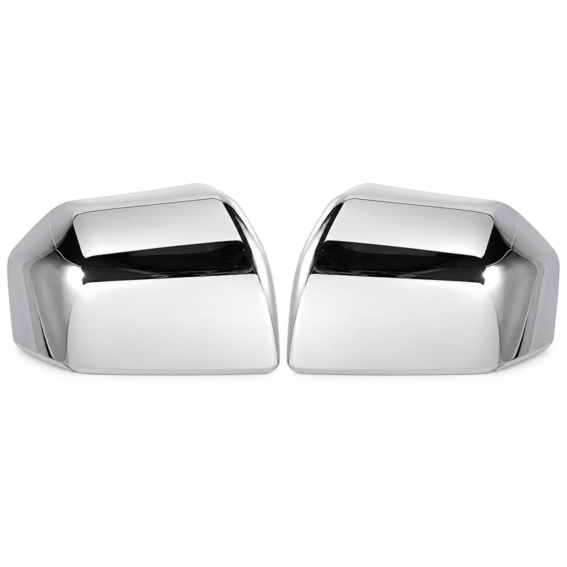 NINTE Mirror Caps for 2015-2020 Ford F-150, Non-Tow Top-Half Covers, 2-Piece - NINTE