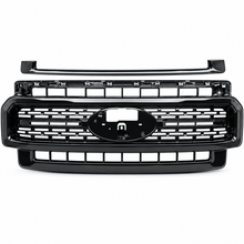 NINTE Front Bumper Grille for 2020-2023 Ford F250 F350 Super Duty ABS Gloss Black - NINTE
