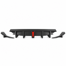 NINTE For Lexus IS300 IS350 2021-2025 JDM Glossy Black Rear Bumper Diffuser W/ Led Light