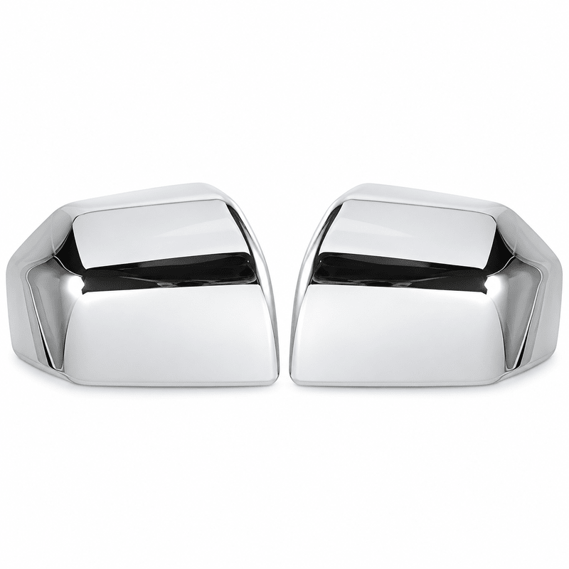 NINTE Mirror Caps for 2015-2020 Ford F-150, Non-Tow Top-Half Covers, 2-Piece - NINTE