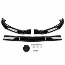 NINTE For 2015-2018 Benz C-Class W205 Sport Front Lip Front Bumper Lip Splitter ABS 3PCS - NINTE
