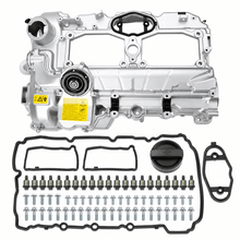 NINTE Upgrade Aluminum Valve Cover Kit for 2012-2018 BMW N20 320i 328i 528i X3 X5 X1 Z4 2.0L L4 Replace 11127588412 - NINTE