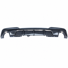 NINTE For 2011-2017 BMW 5-Series F10 F11 535d 535i Rear Diffuser M Sport MP Style Twin Outlet Rear Bumper Lip
