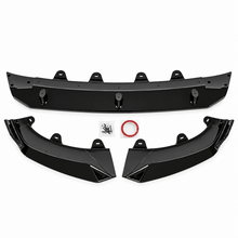 NINTE For BMW G01 X3 G02 X4 LCI M Sport 2022-25 GT-Style Glossy Black Front Bumper Lip - NINTE