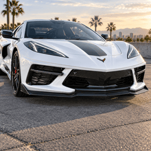 NINTE 5VM-Style Front Bumper Lip Splitter for 2020-2026 Chevrolet Corvette C8 – Track-Inspired Aero - NINTE