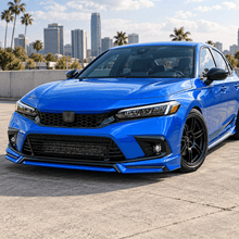 NINTE Front Lip For 2022-2024 Honda Civic Sedan/Hatchback Yofer V3 Style Bumper Spliter Chin - NINTE