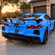 NINTE For 2020-2025 Corvette C8 Stingray Z51 High Wing Spoiler High Rise Rear Wing Spoiler - NINTE