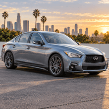 NINTE Side Skirt Rocker Panel Splitters for 2014-2024 Infiniti Q50 – Low, Wide Aero Profile - NINTE