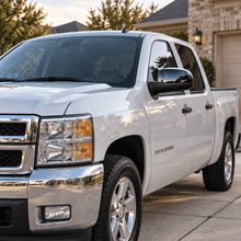 NINTE Side Mirror Cover Caps for 2007-2013 Chevy Silverado 1500, GMC Sierra 1500 & Yukon, Pair - NINTE
