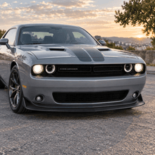 NINTE One-Piece For 2015-2023 Dodge Challenger SXT Coupe 2-Door Front Bumper Lip Splitter - NINTE