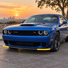 NINTE For 2015-2026 Dodge Challenger Scat Pack 2019-2026 R/T GT Front Lip Bumper Guard Front Splitter 2PCs - NINTE