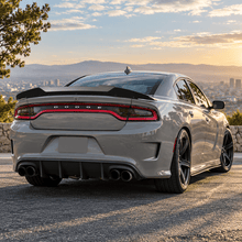 NINTE For 2015-2024 Dodge Charger Rear WickerBill Spoiler Gloss Black - NINTE